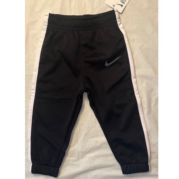 Nike Boys Dry Fit Therma Zip Hoodie & Sweatpants 2 Piece Set 18M Black - NEW - Picture 4 of 12